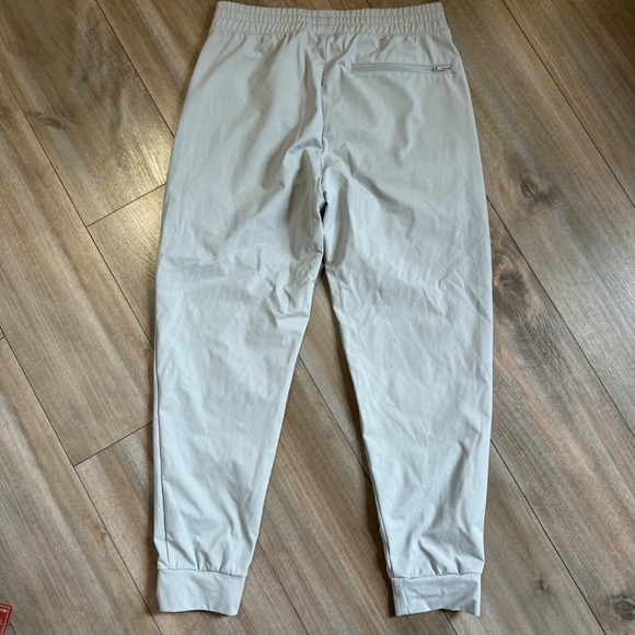 Uniqlo Ultra Stretch Active Jogger Pants Mens Medium Light Gray Slim Fit Yoga O6 - Picture 4 of 7